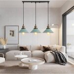 Tokius suspension luminaire vintage industrielle 3 lampes lustre abat - jour en m�tal �220mm plafonnier ...