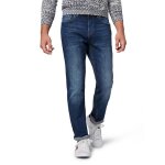 Jean josh regular slim - tom tailor - homme - mid stone wash denim