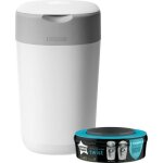 Tommee tippee poubelle  couches twist & click sangenic tec contient jusqu? 30 couches protection anti ...