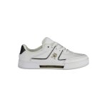Tommy hilfiger baskets sneakers femme blanc textile sf17041