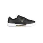Tommy hilfiger baskets sneakers femme noir textile sf16998