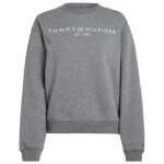 Tommy hilfiger femme sweat sans capuche - gris (medium heather grey) - l Tommy hilfiger femme sweat sans capuche - gris (medium heather grey) - l