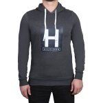 Tommy hilfiger pull  capuche homme gris fonc sport
