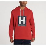Tommy hilfiger pull  capuche homme rouge sport