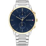 Montre - tommy hilfiger - 1710408 - analogique - acier inoxydable - 44 mm - bleu marine