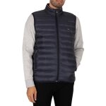 Gilet - tommy hilfiger - core packable circular - bleu - polyester recyclé - hydrofuge Gilet - tommy hilfiger - core packable circular - bleu - polyester recyclé - hydrofuge