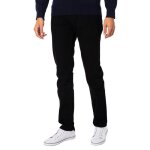 Tommy hilfiger pour des hommes jean droit core denton noir