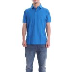 Tommy hilfiger homme mw0mw10766c22 bleu claire coton polo