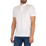 Polo - tommy hilfiger - 1985 - blanc - manches courtes - col classique