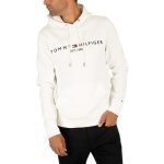 Sweat à capuche - tommy hilfiger - blanc - logo brodé - manches longues - cordon de capuche Sweat à capuche - tommy hilfiger - blanc - logo brodé - manches longues - cordon de capuche