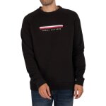 Sweat - shirt - tommy hilfiger - lounge graphic - noir - manches longues - col classique Sweat - shirt - tommy hilfiger - lounge graphic - noir - manches longues - col classique