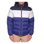 Tommy hilfiger manteau veste doudoune homme bleu avec capuche