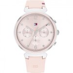 Tommy hilfiger - montre femmes - quartz multi - cadrans - bracelet silicone rose - 1782343 Tommy hilfiger - montre femmes - quartz multi - cadrans - bracelet silicone rose - 1782343