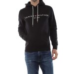Tommy hilfiger mw0mw10752 tommy logo hd sweat - shirt homme jet black Tommy hilfiger mw0mw10752 tommy logo hd sweat - shirt homme jet black