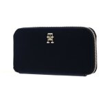 Portefeuille tommy hilfiger poppy large zip around bleu