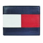 Tommy hilfiger portefeuille slim bifold cuir