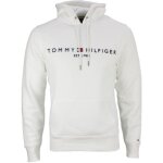 Sweat à capuche - tommy hilfiger - logo hoody - 100% coton - blanc - regular fit Sweat à capuche - tommy hilfiger - logo hoody - 100% coton - blanc - regular fit