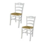 Tommychairs - set 2 chaises cuore avec structure en bois de hêtre vieilli à la main et assise en paille ... Tommychairs - set 2 chaises cuore avec structure en bois de hêtre vieilli à la main et assise en paille ...