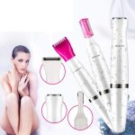 Tondeuse bikini 3 en 1 pour femmes swarey - sans fil & impermable  leau - accessoires inclus