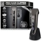 Tondeuse cheveux - jean louis david - pro hair clipper - 20 hauteurs de coupe - batterie lithium ion ...