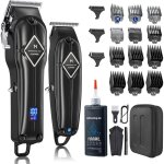 Tondeuse cheveux professionnelle avec ecran led sans fil rechargeable avec 13 sabotstondeuse précision ... Tondeuse cheveux professionnelle avec ecran led sans fil rechargeable avec 13 sabotstondeuse précision ...