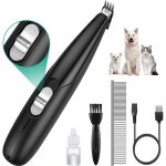 Tondeuse pour chiens et chats sans fil faible bruit pour couper les cheveux autour des pattes des yeux ...