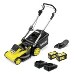 Tondeuse  gazon sans fil 36 v karcher lmo 5 - 18 dual avec 2 batteries 18v - 5ah - moteur brushless ...