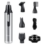 Surker tondeuse nez oreilles rasoir - sourcils et soins du visage pour hommes et femmes à piles Étanche ... Surker tondeuse nez oreilles rasoir - sourcils et soins du visage pour hommes et femmes à piles Étanche ...