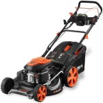 Tondeuse thermique autotract�e d�marrage �lectrique vitesse r�glable 196cm3 53cm - fuxtec fx - rm5396espro ...