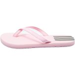 Tongs adidas eezay - rose - cuir �cologique - semelle en caoutchouc flexible