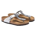 Tongs birkenstock gizeh electric metallic enfants