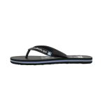 Tongs claquettes molokai stripe - quiksilver - noir - adulte - mixte