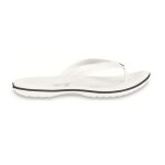 Tongs crocs crocband - blanc - lgres et sportives