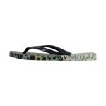 Tong � enfiler ipanema animal print vi - gris / vert