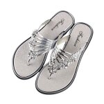 Tong femme - marque - mod�le - accents de diamants styl�s - tongs d�t� plage flip flop antid�rapant - ...