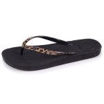 Isotoner tongs souples lgres rsistantes  laffaissement et durable. noir femme