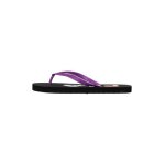 Tongs femme - fila troy - noir / chive blossom - faciles � porter - logo fila - taille 41