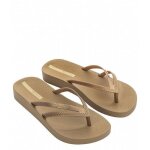 Tongs femme ipanema bossa soft v - beige / gold - 38