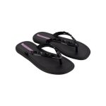 Tongs pour femme - ipanema - noir - confortables - résistantes - pvc Tongs pour femme - ipanema - noir - confortables - résistantes - pvc