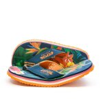 Tongs orange / marine à imprimés fille cool shoe eve slight Tongs orange / marine à imprimés fille cool shoe eve slight