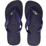 Tongs - havaianas - brasis fc - bleu fonc - pointure 41 eu - caoutchouc solide