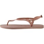 Tongs - havaianas - luna - femme - crocus rose - semelle en caoutchouc - bride entrecroise