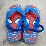 Tongs - marvel - spiderman - bleu - gar�on - enfant