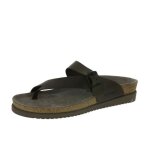 Tongs mules d�tente ville femme - helen - synth�tique - marron / noir