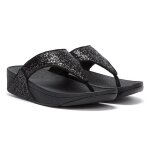 Tongs - fitflop - lulu glitter - semelles ergonomiques - tige en textile - taille eu 42