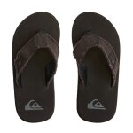 Tongs - quiksilver - monkey abyss jr - garon - noir - confort & soutien