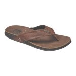 Tongs - reef - j - bay iii - cuir - assise plantaire en eva - confortables pour hommes