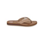 Tongs - reef - the groundswell homme - marron - synthtique