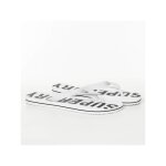 Tong superdry homme - code essential flip flop - blanc - caoutchouc