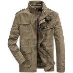 Tongcart veste et manteau multi - poches pour hommes veste printemps - automne 100% coton décontracté ... Tongcart veste et manteau multi - poches pour hommes veste printemps - automne 100% coton décontracté ...